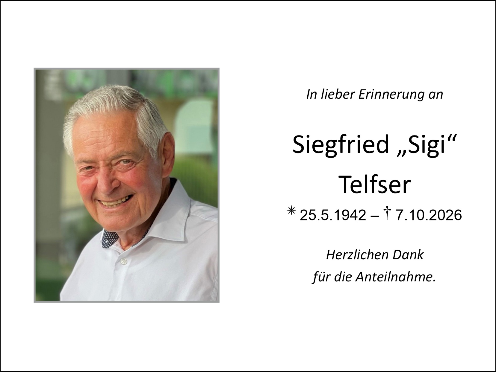 Siegfried "Sigi" Telfser